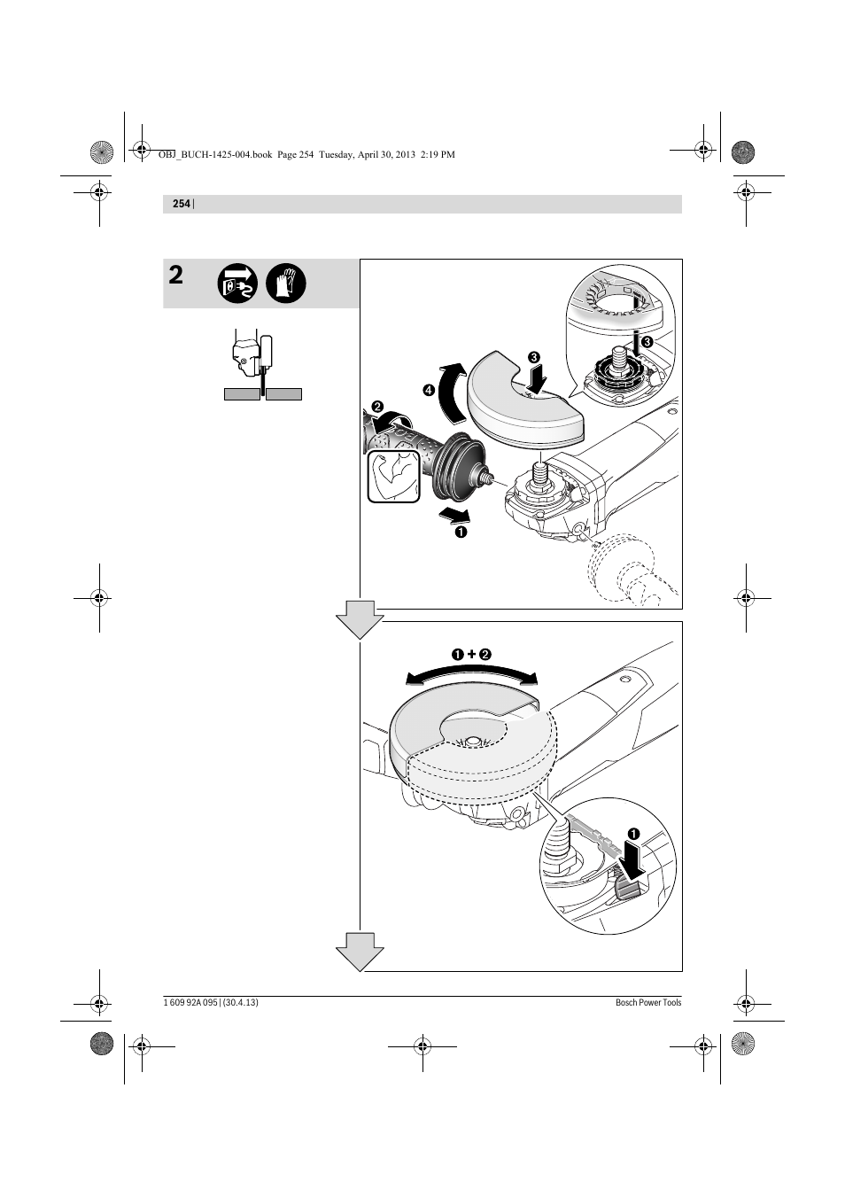 Bosch GWS 9-125 Professional User Manual | Page 254 / 270