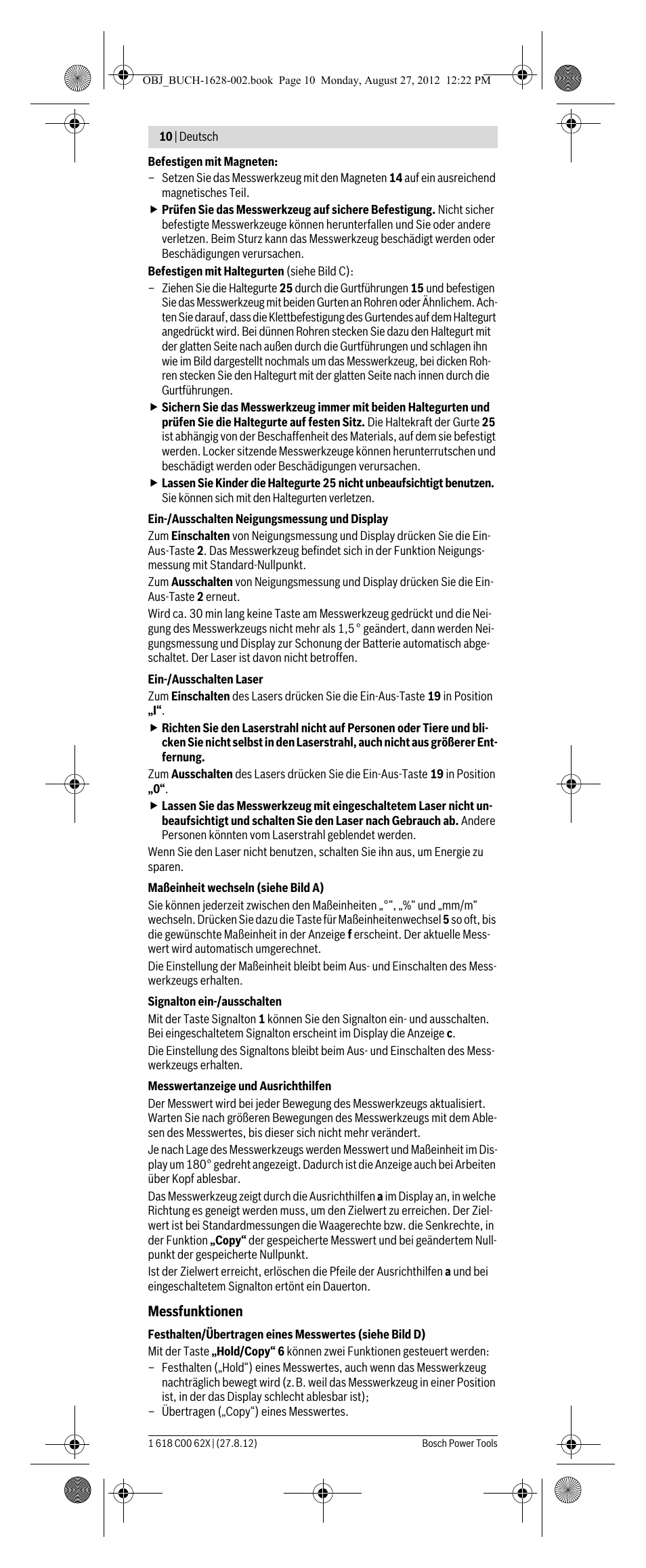 Bosch GIM 60 L Professional User Manual | Page 10 / 222