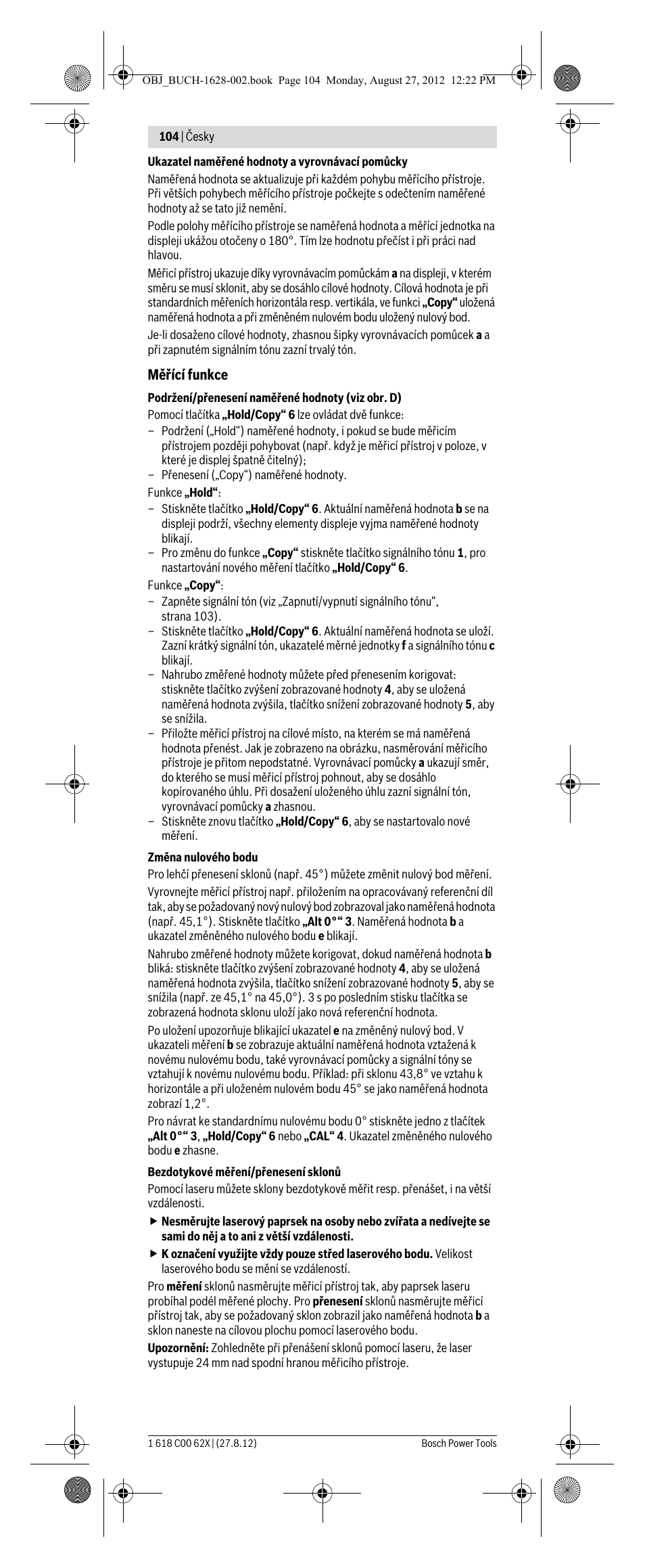 Bosch GIM 60 L Professional User Manual | Page 104 / 222