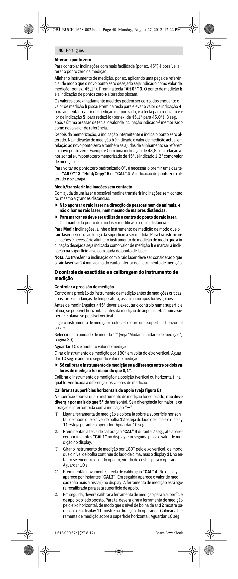 Bosch GIM 60 L Professional User Manual | Page 40 / 222