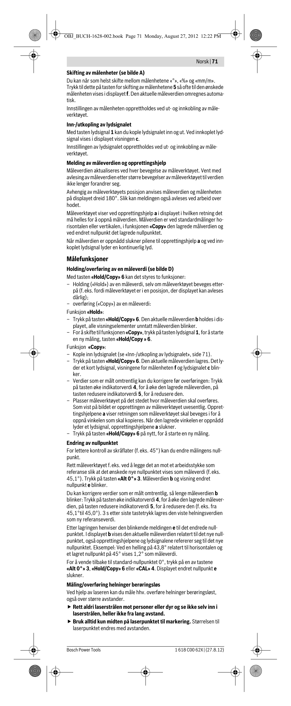 Bosch GIM 60 L Professional User Manual | Page 71 / 222