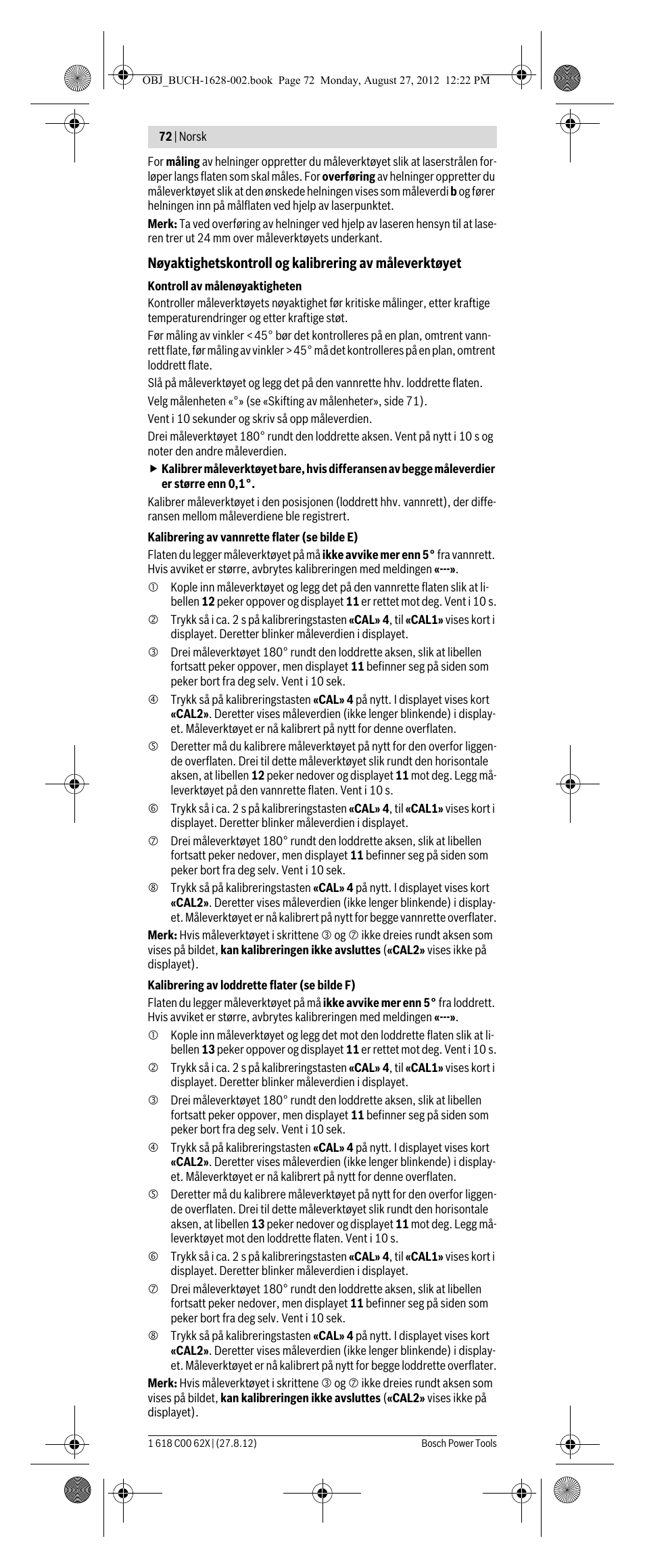 Bosch GIM 60 L Professional User Manual | Page 72 / 222