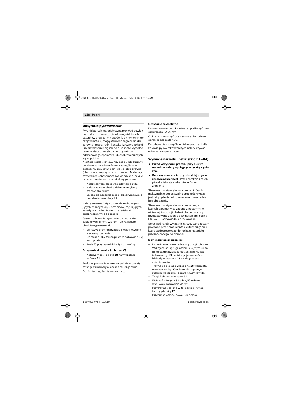 Bosch PCM 7 User Manual | Page 178 / 346