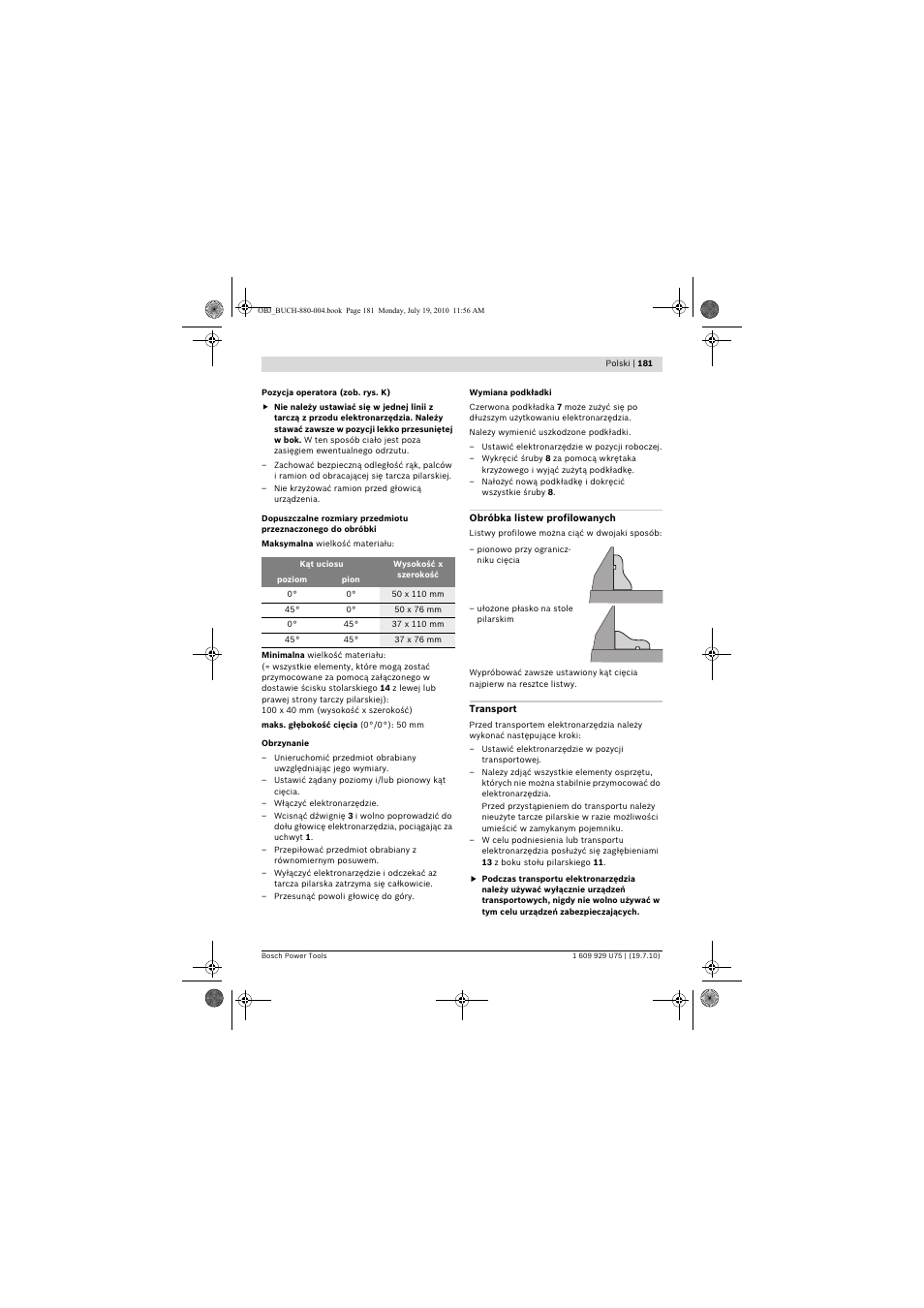 Bosch PCM 7 User Manual | Page 181 / 346