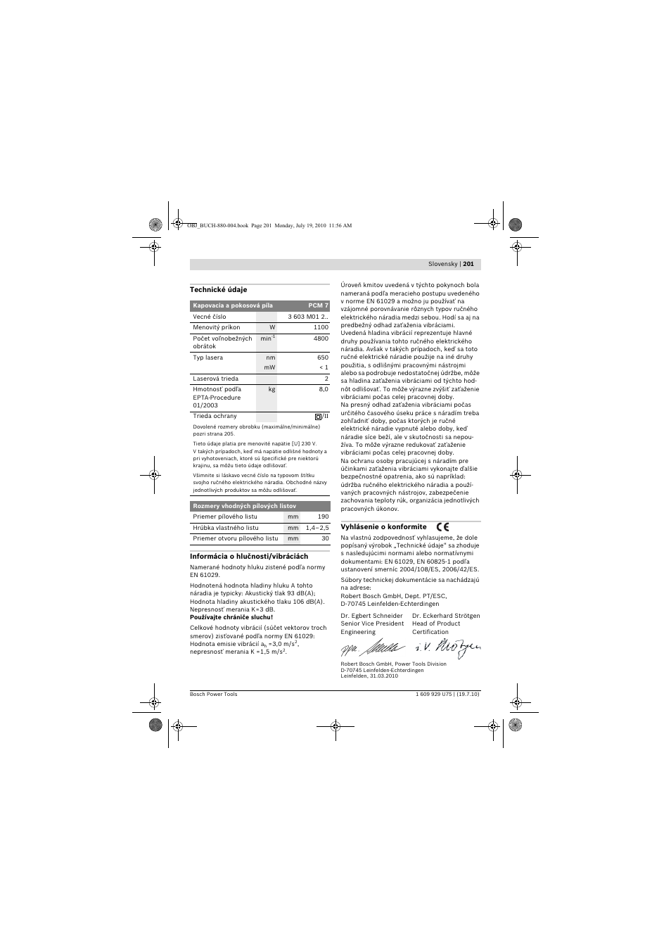 Bosch PCM 7 User Manual | Page 201 / 346