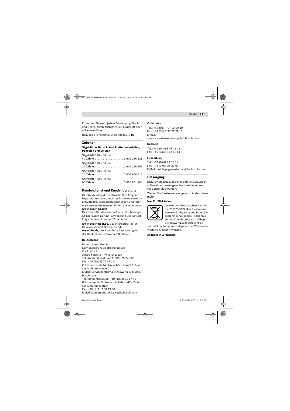 Bosch PCM 7 User Manual | Page 21 / 346