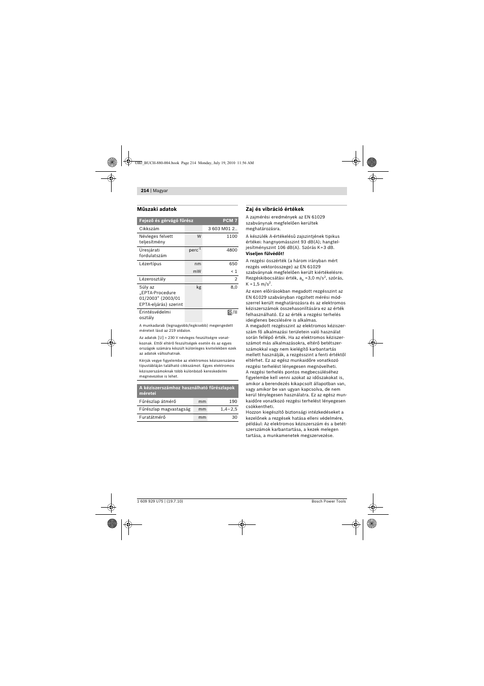 Bosch PCM 7 User Manual | Page 214 / 346