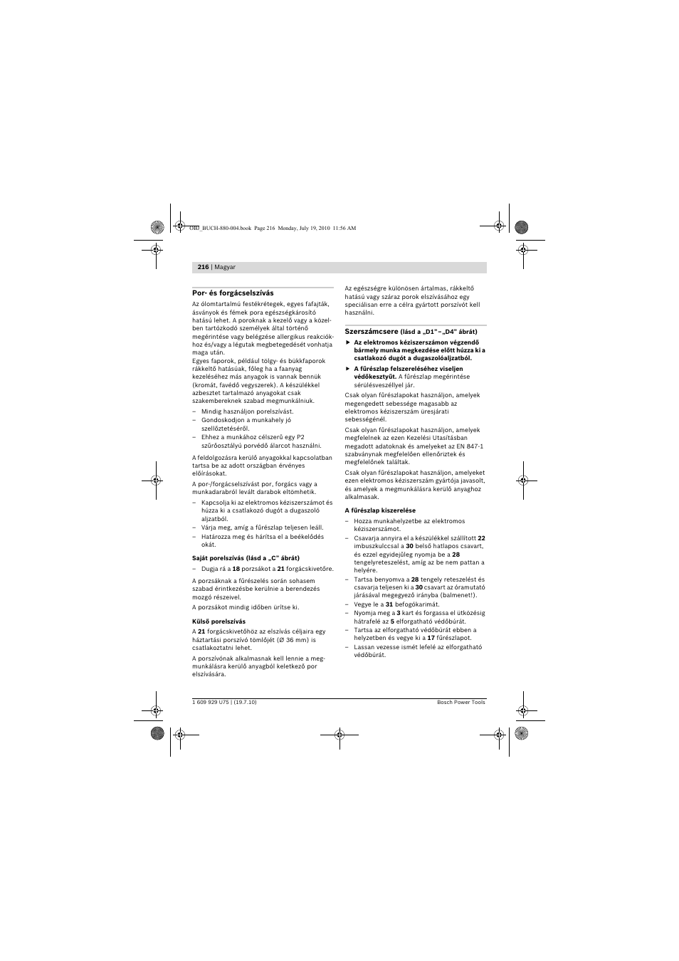 Bosch PCM 7 User Manual | Page 216 / 346