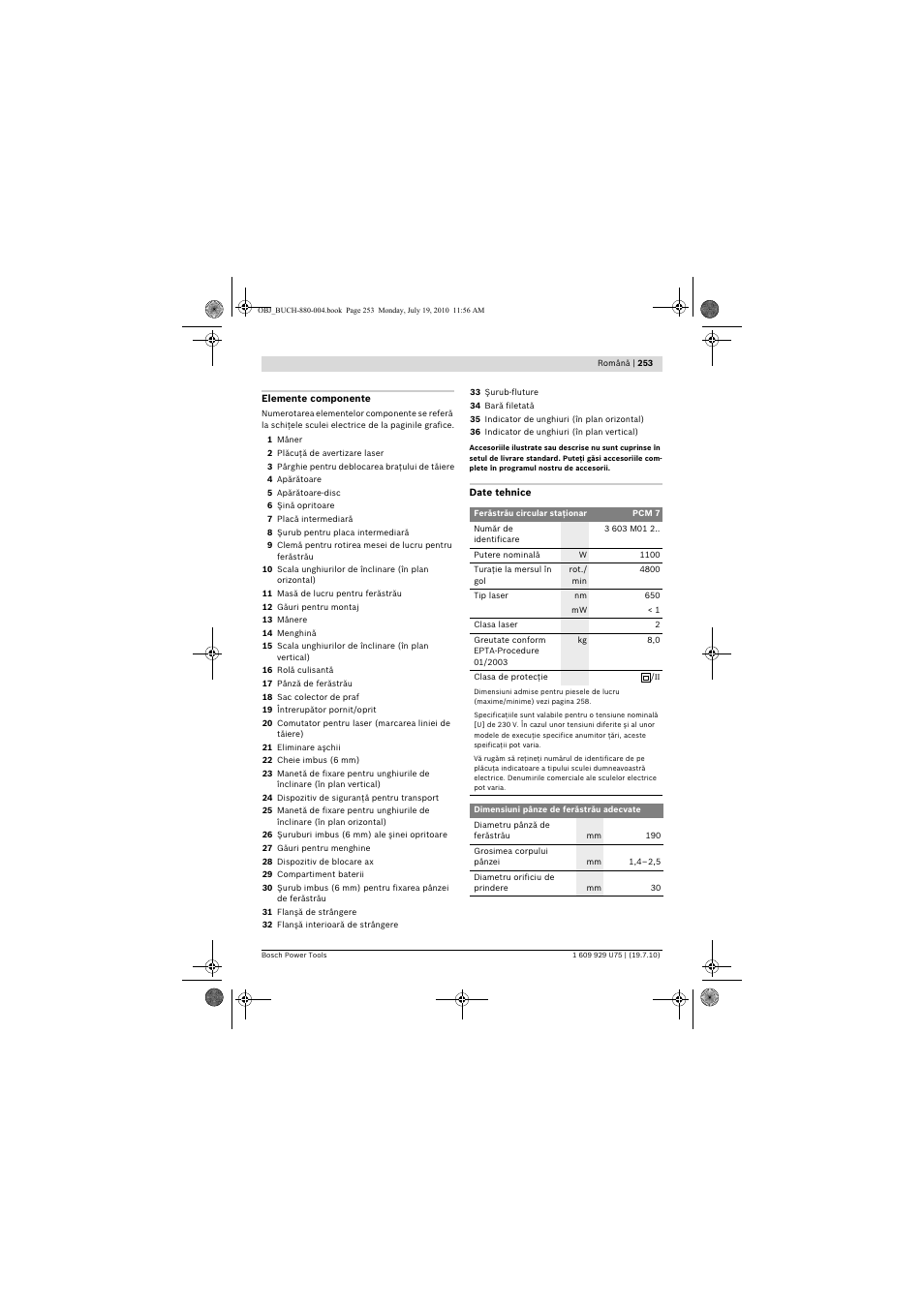 Bosch PCM 7 User Manual | Page 253 / 346