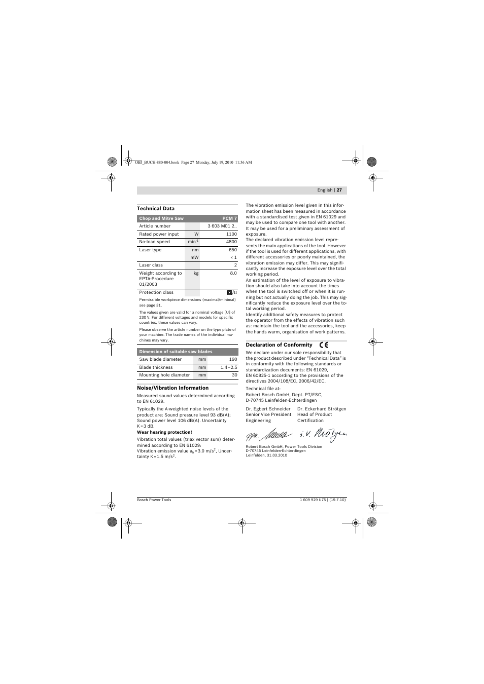 Bosch PCM 7 User Manual | Page 27 / 346