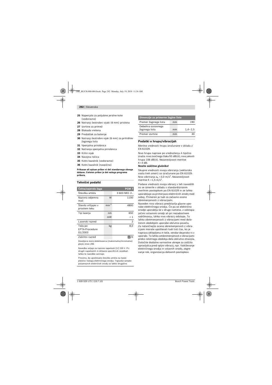 Bosch PCM 7 User Manual | Page 292 / 346