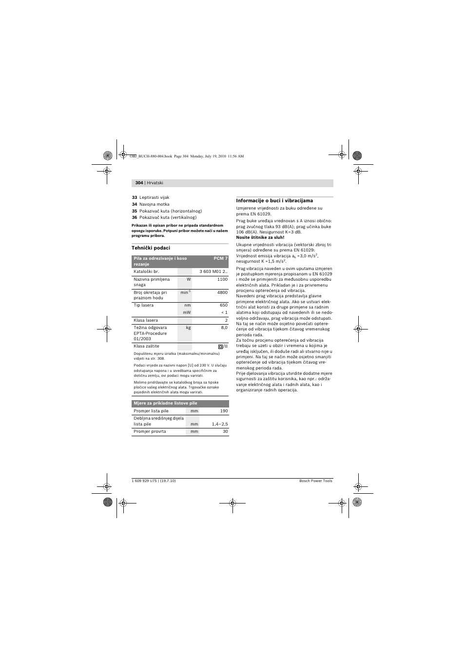 Bosch PCM 7 User Manual | Page 304 / 346