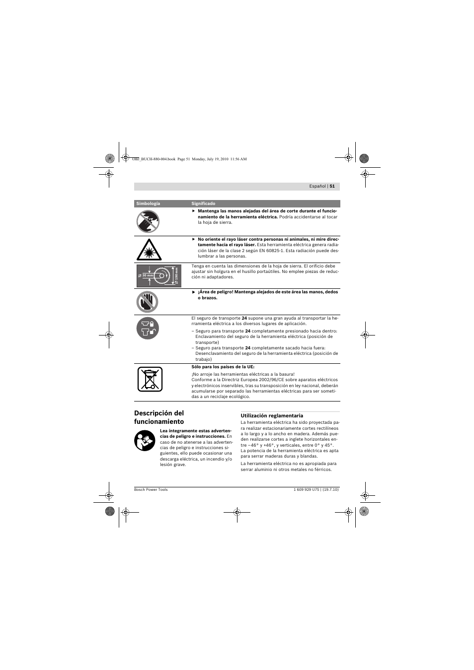 Descripción del funcionamiento | Bosch PCM 7 User Manual | Page 51 / 346