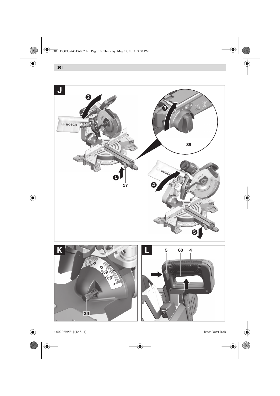 Lk j | Bosch GCM 12 GDL Professional User Manual | Page 10 / 456