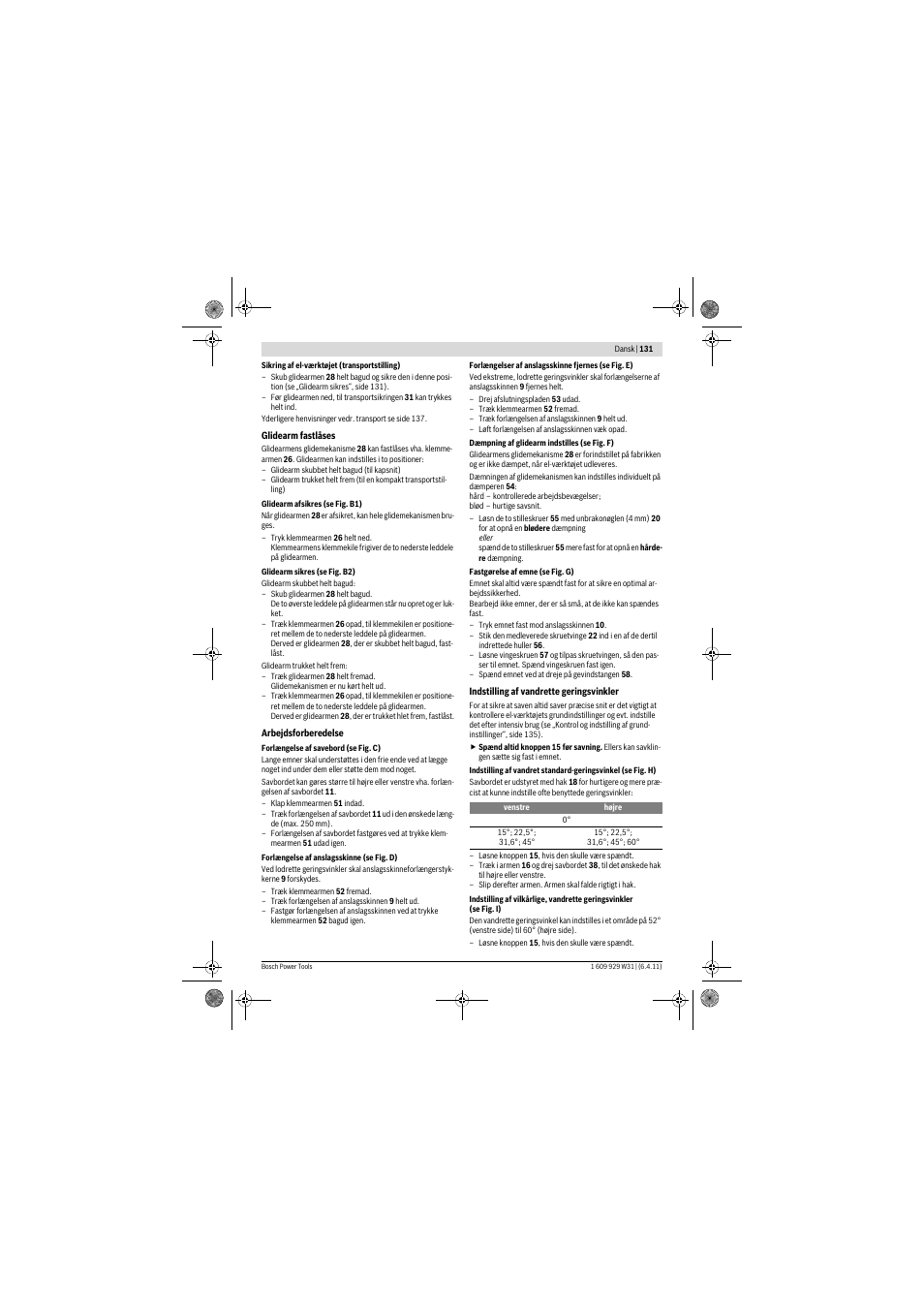 Bosch GCM 12 GDL Professional User Manual | Page 131 / 456