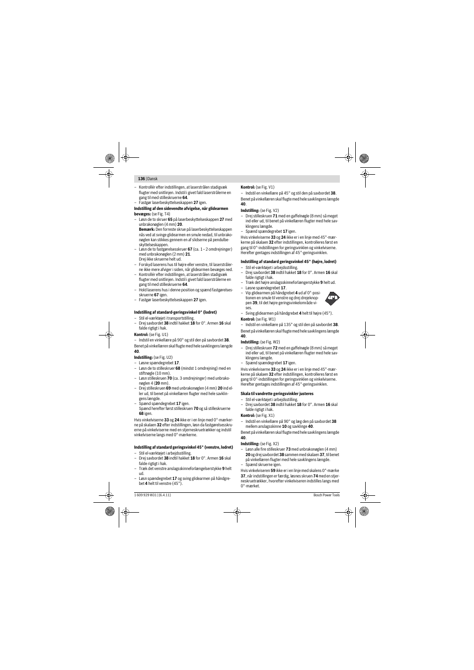 Bosch GCM 12 GDL Professional User Manual | Page 136 / 456
