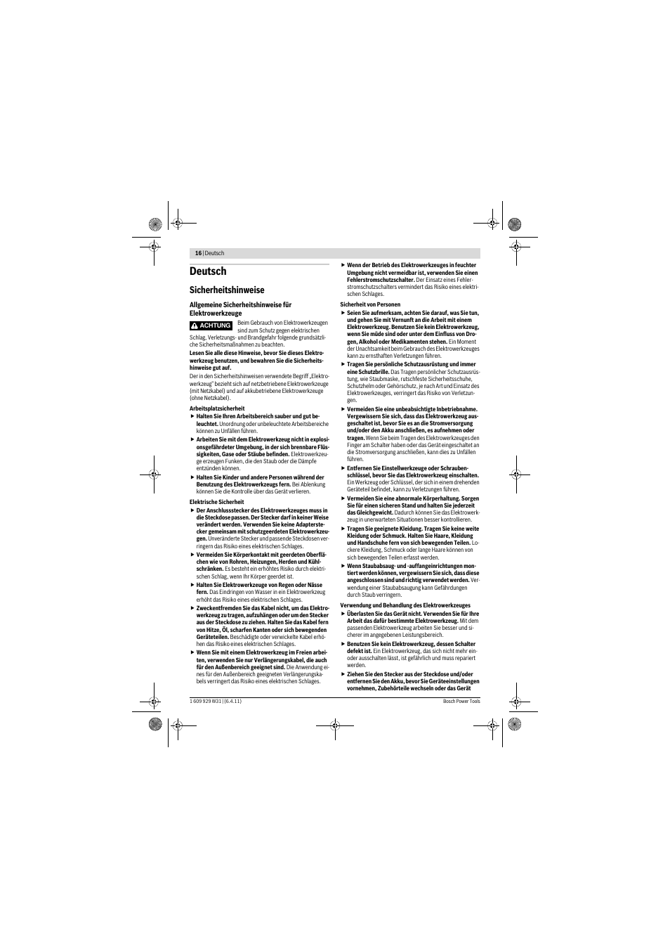 Deutsch, Sicherheitshinweise | Bosch GCM 12 GDL Professional User Manual | Page 16 / 456