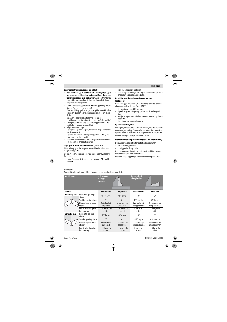 Bosch GCM 12 GDL Professional User Manual | Page 161 / 456