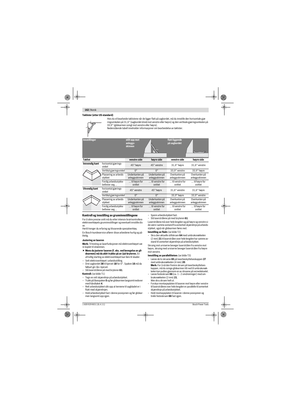 Bosch GCM 12 GDL Professional User Manual | Page 162 / 456