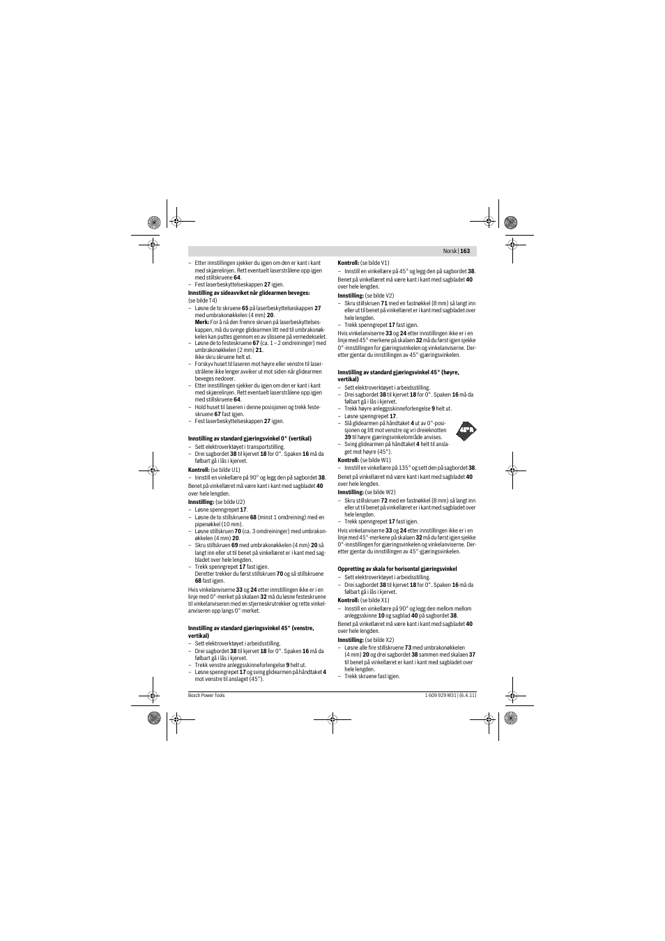 Bosch GCM 12 GDL Professional User Manual | Page 163 / 456