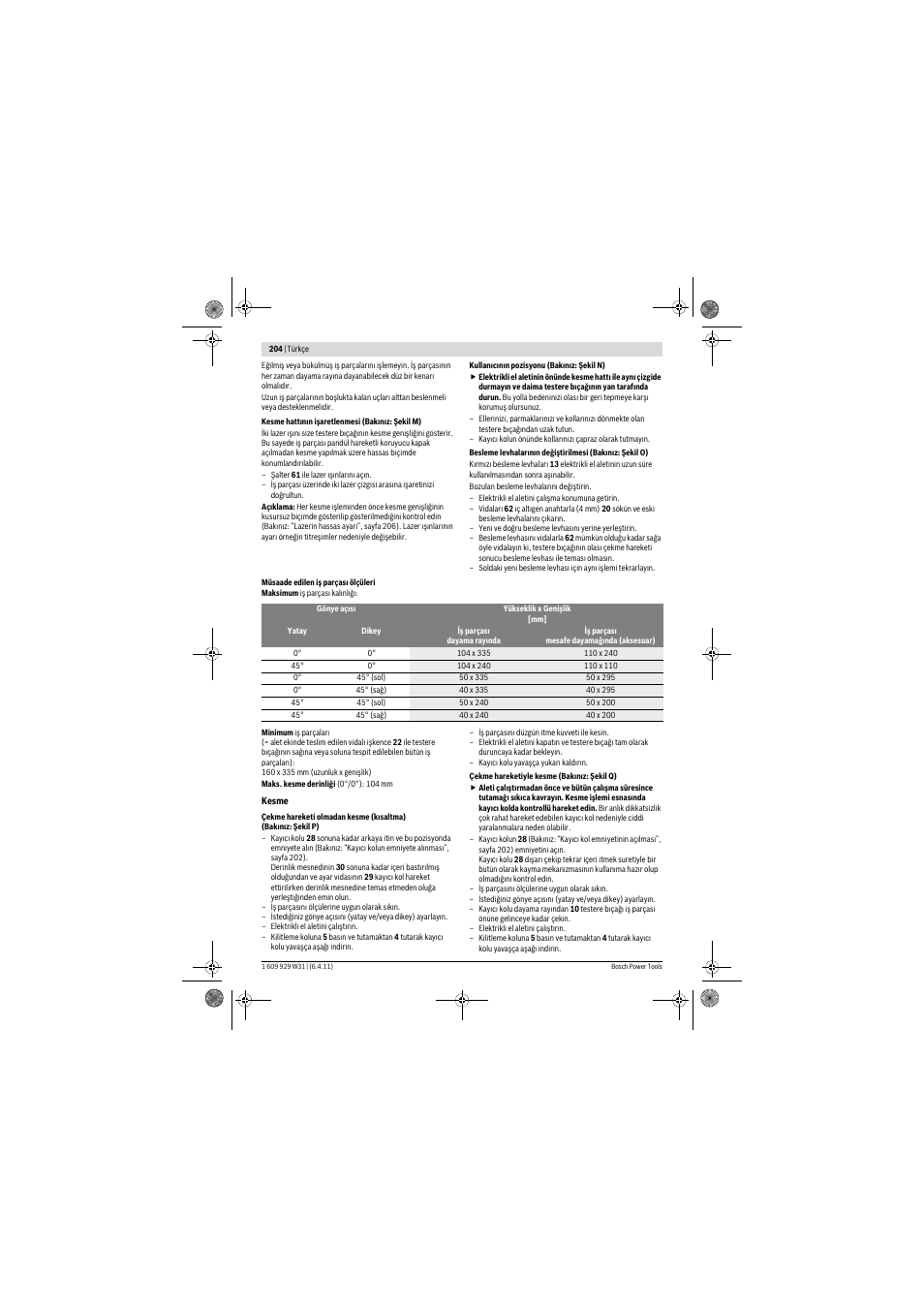 Bosch GCM 12 GDL Professional User Manual | Page 204 / 456