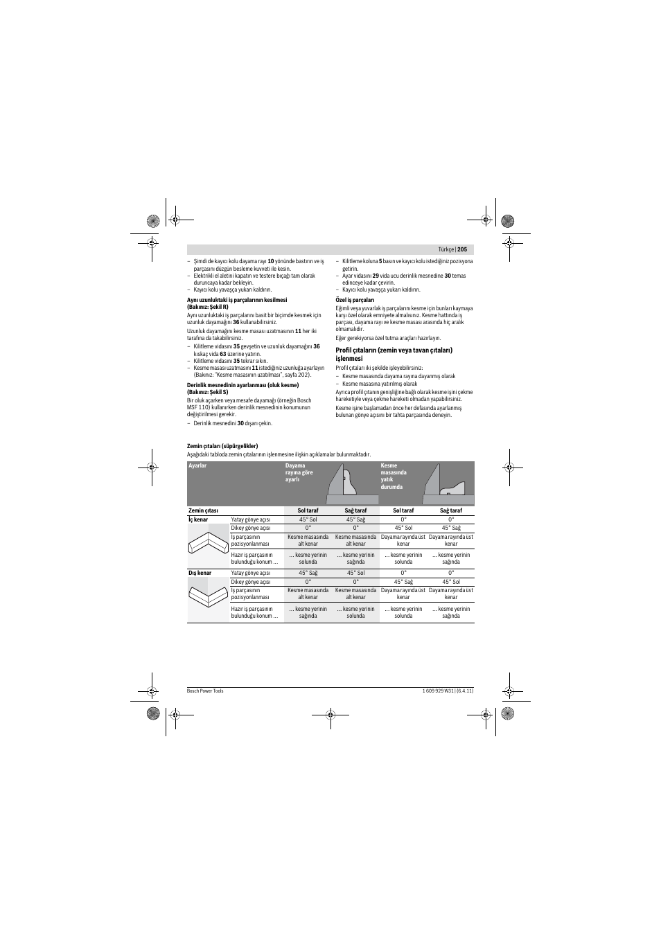 Bosch GCM 12 GDL Professional User Manual | Page 205 / 456