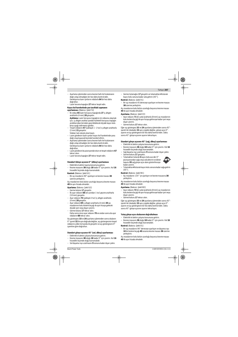 Bosch GCM 12 GDL Professional User Manual | Page 207 / 456