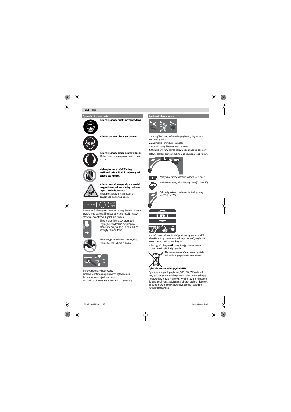 Bosch GCM 12 GDL Professional User Manual | Page 212 / 456