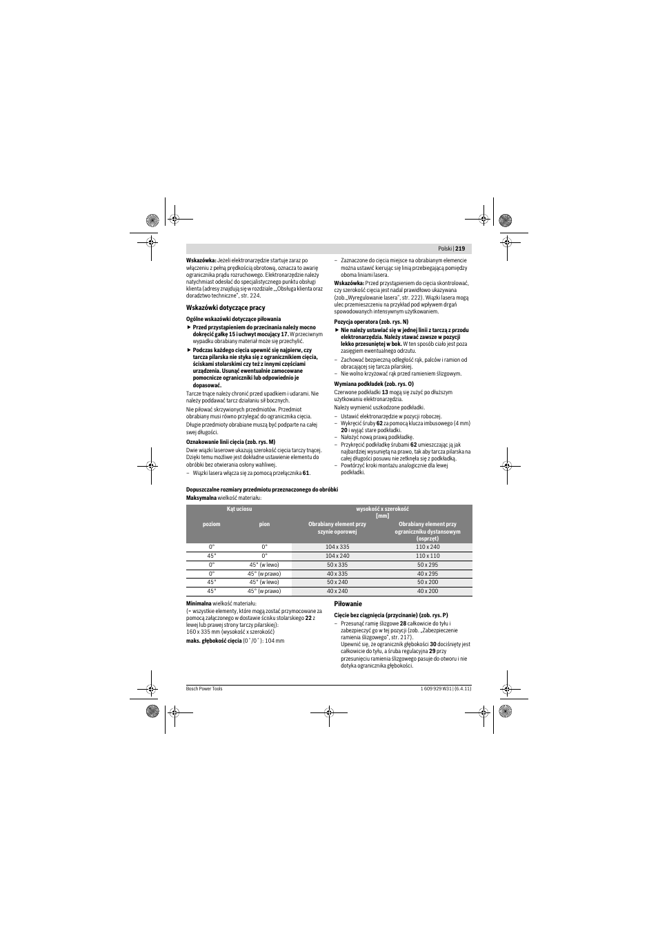 Bosch GCM 12 GDL Professional User Manual | Page 219 / 456