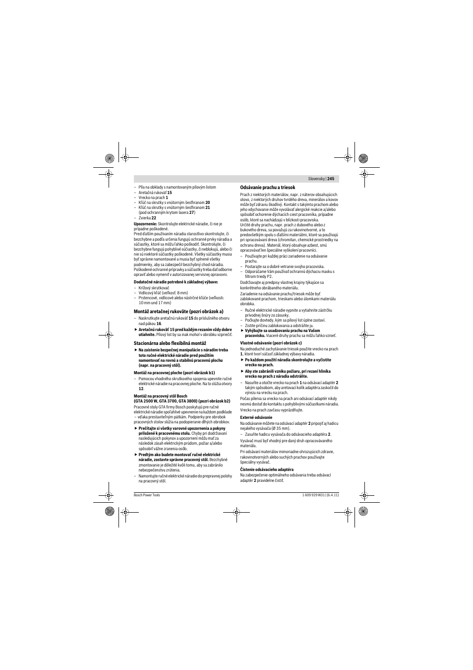 Bosch GCM 12 GDL Professional User Manual | Page 245 / 456