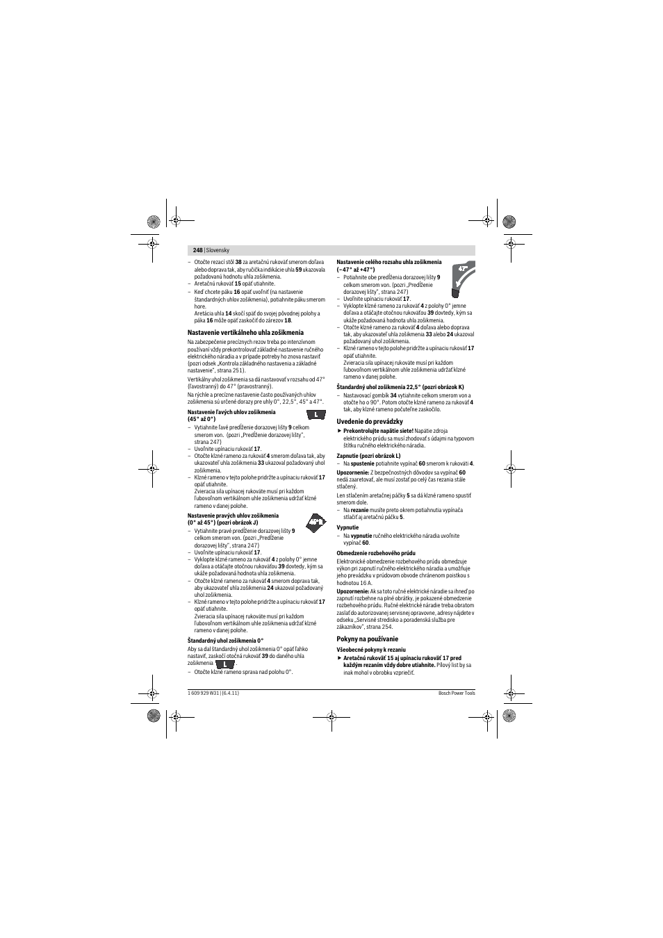 Bosch GCM 12 GDL Professional User Manual | Page 248 / 456