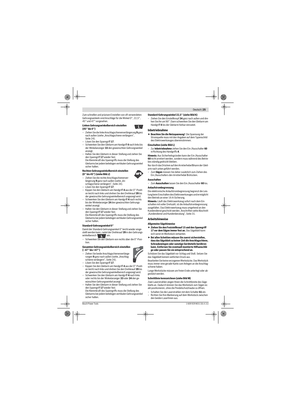 Bosch GCM 12 GDL Professional User Manual | Page 25 / 456