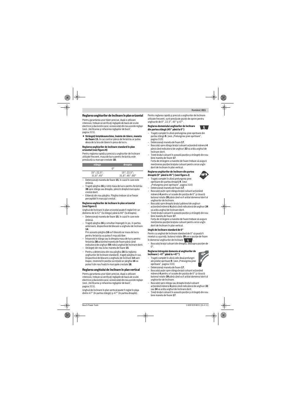 Bosch GCM 12 GDL Professional User Manual | Page 311 / 456