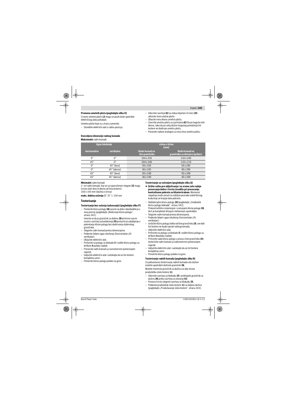 Bosch GCM 12 GDL Professional User Manual | Page 345 / 456