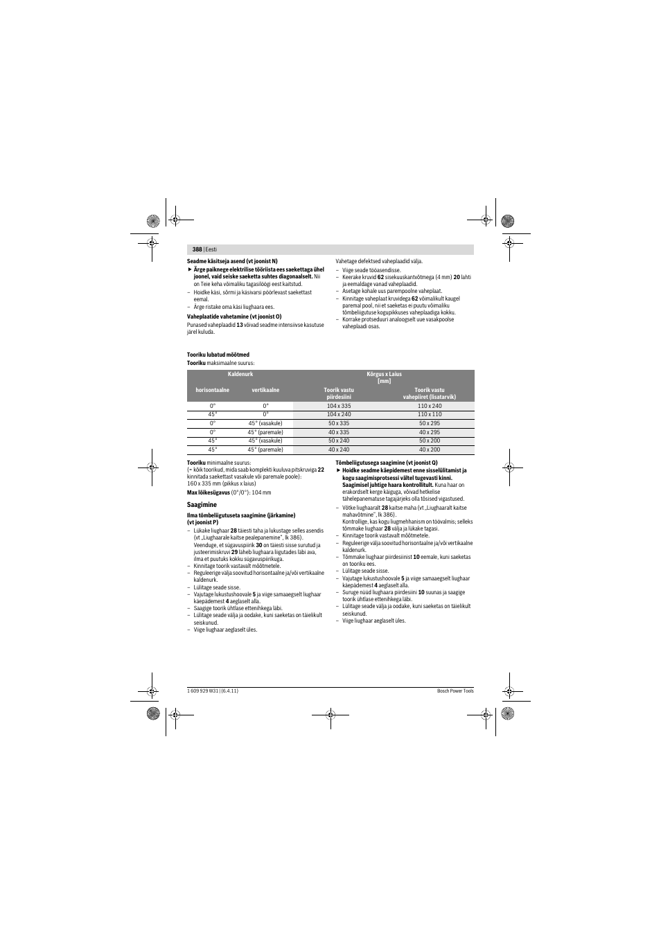 Bosch GCM 12 GDL Professional User Manual | Page 388 / 456