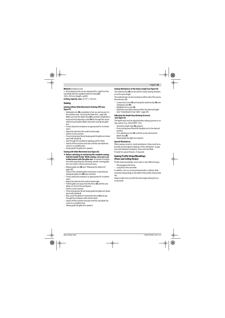 Bosch GCM 12 GDL Professional User Manual | Page 41 / 456