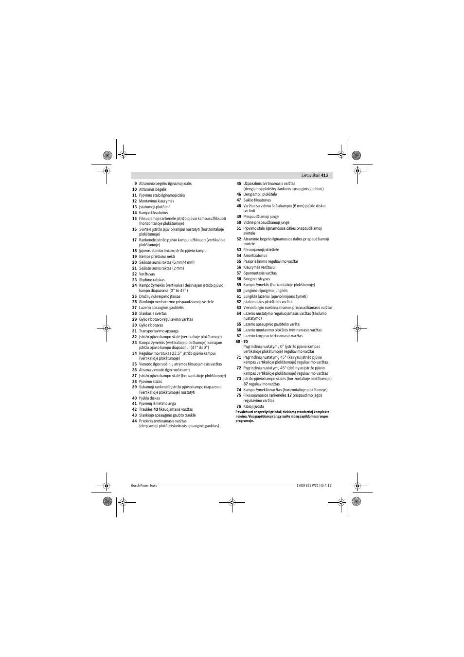 Bosch GCM 12 GDL Professional User Manual | Page 413 / 456