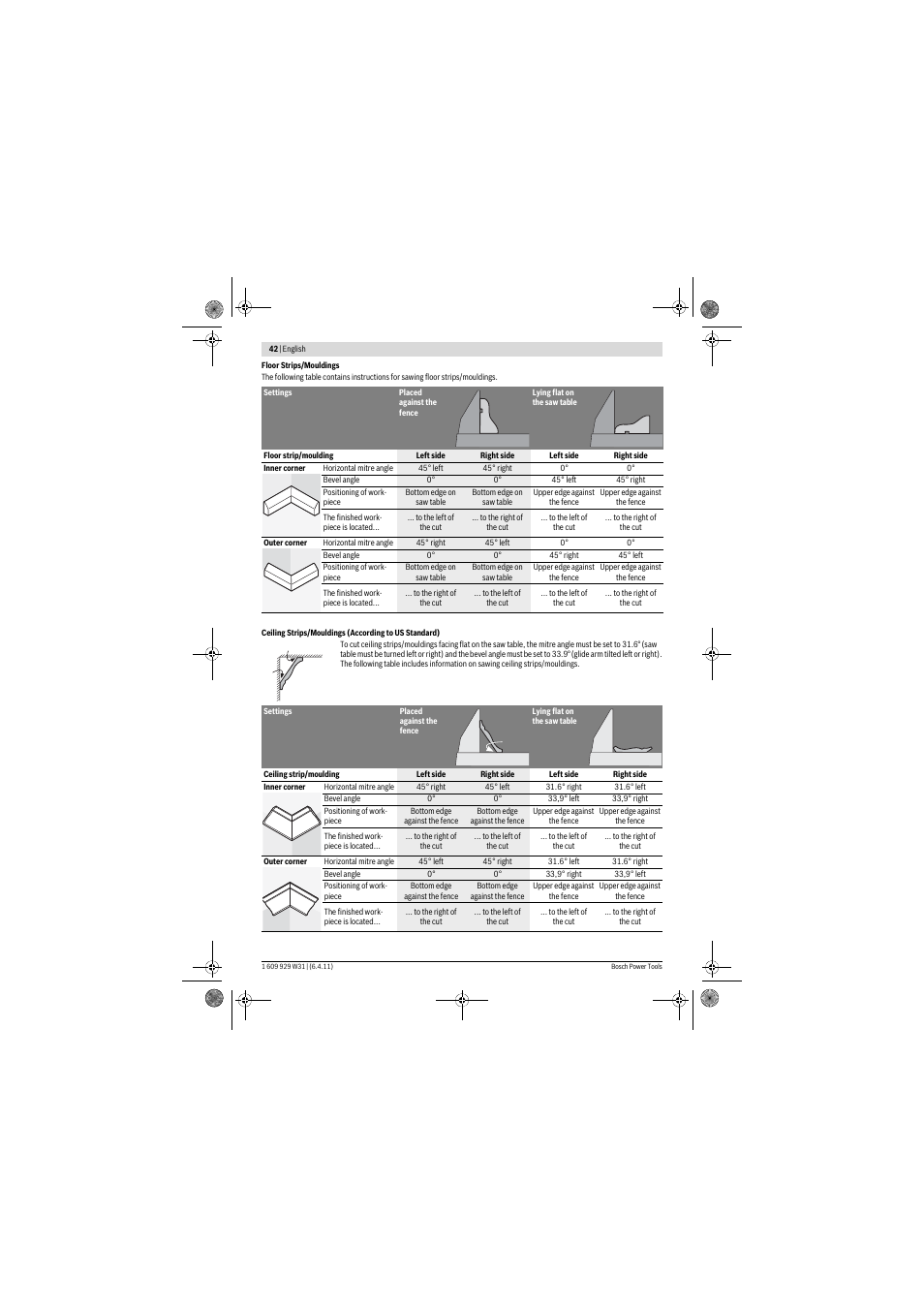 Bosch GCM 12 GDL Professional User Manual | Page 42 / 456