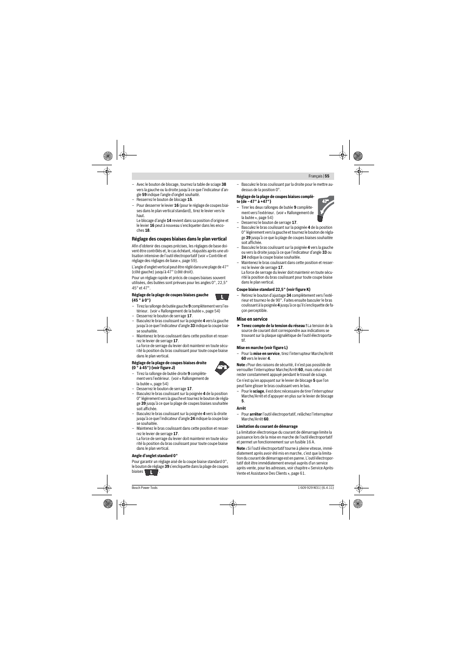 Bosch GCM 12 GDL Professional User Manual | Page 55 / 456
