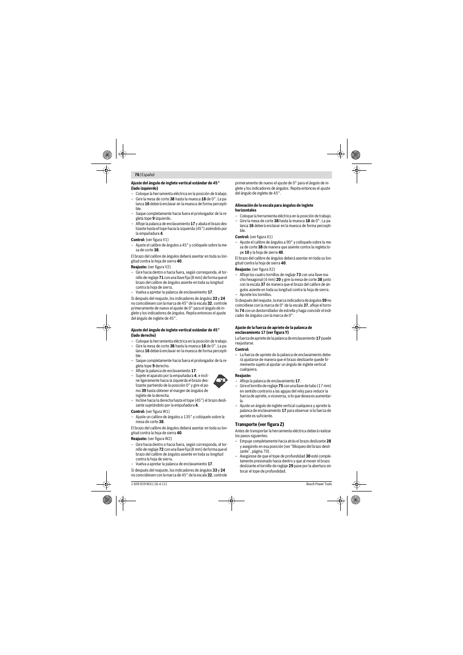 Bosch GCM 12 GDL Professional User Manual | Page 76 / 456