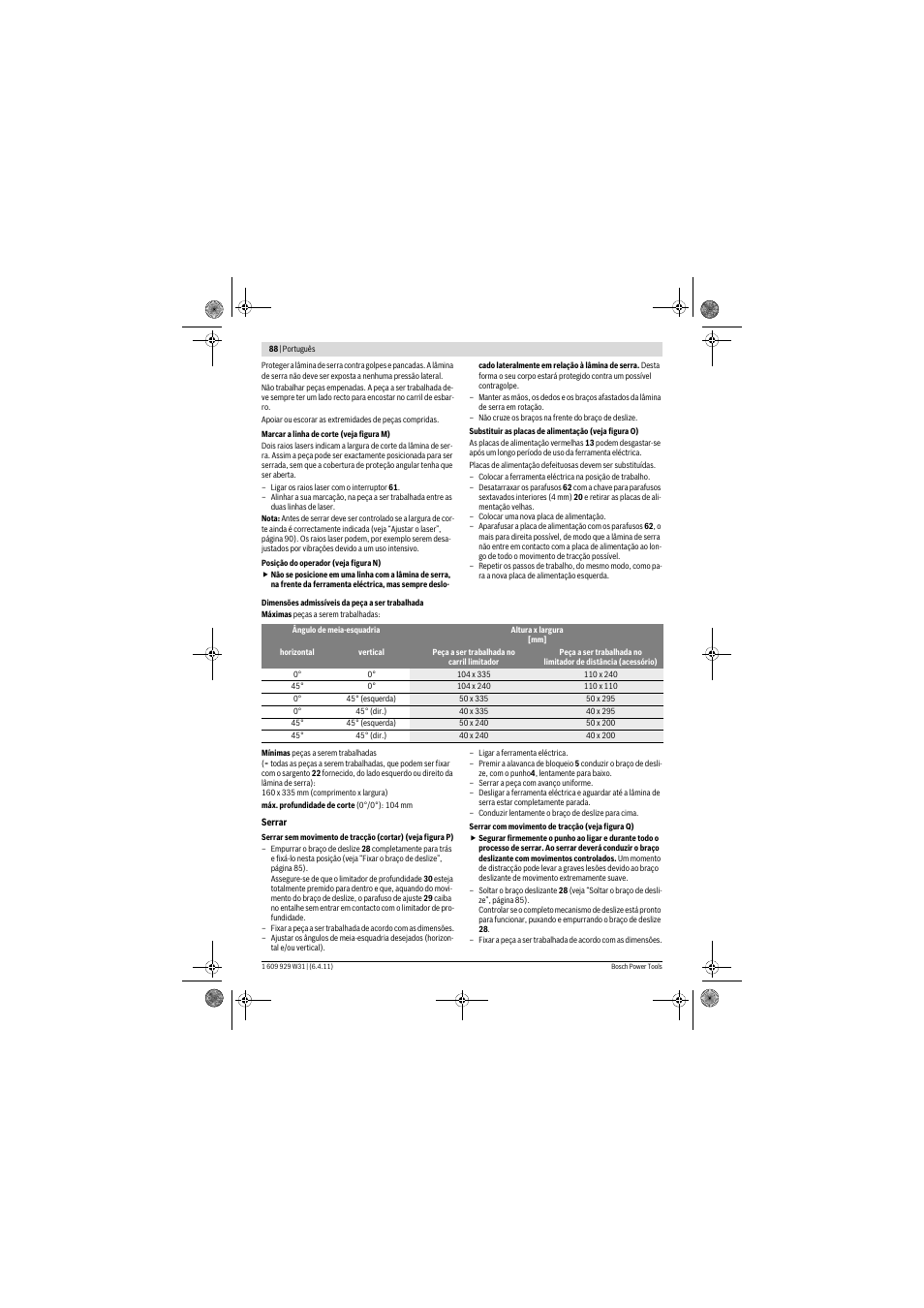 Bosch GCM 12 GDL Professional User Manual | Page 88 / 456