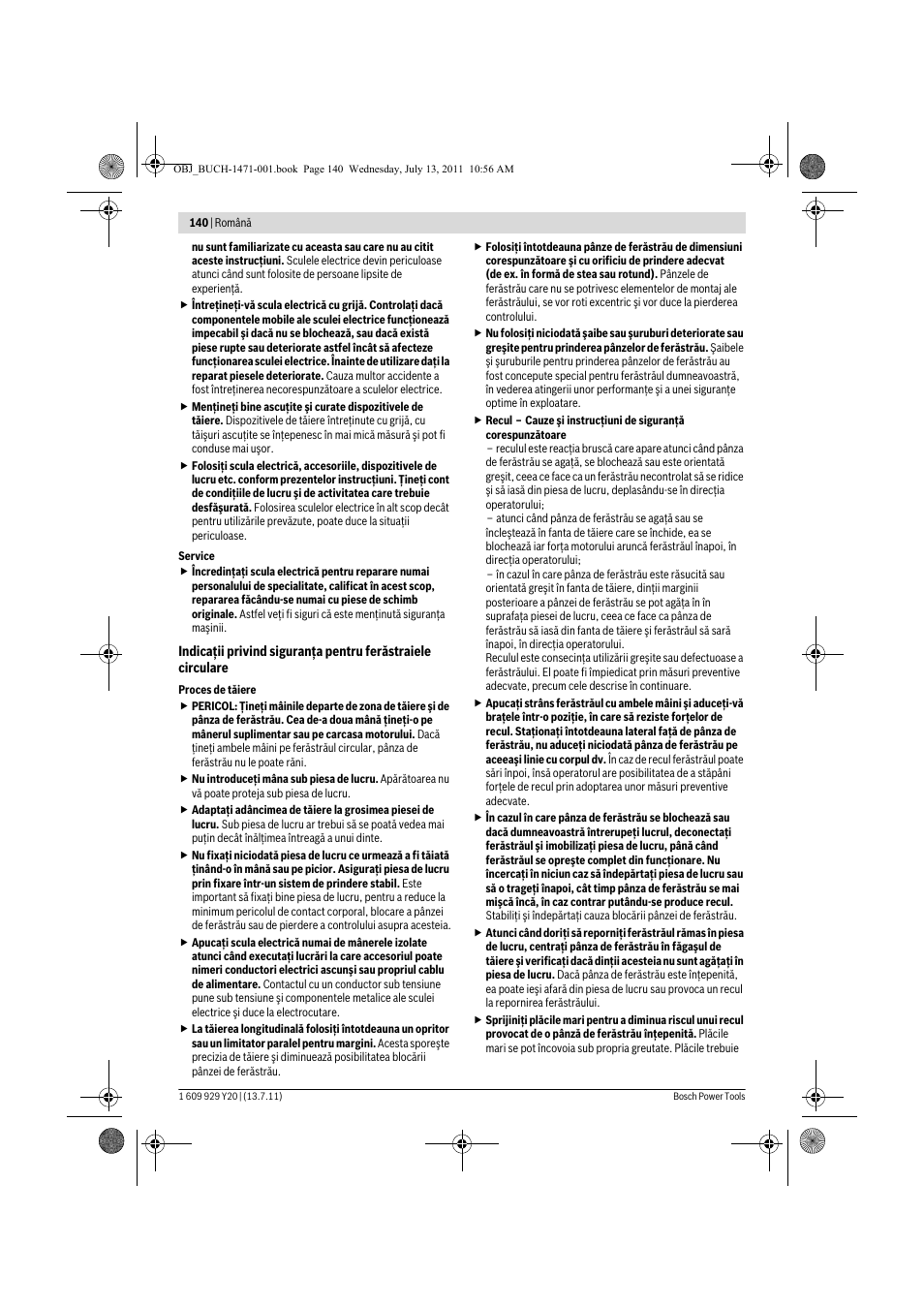 Bosch GKT 55 GCE Professional User Manual | Page 140 / 208