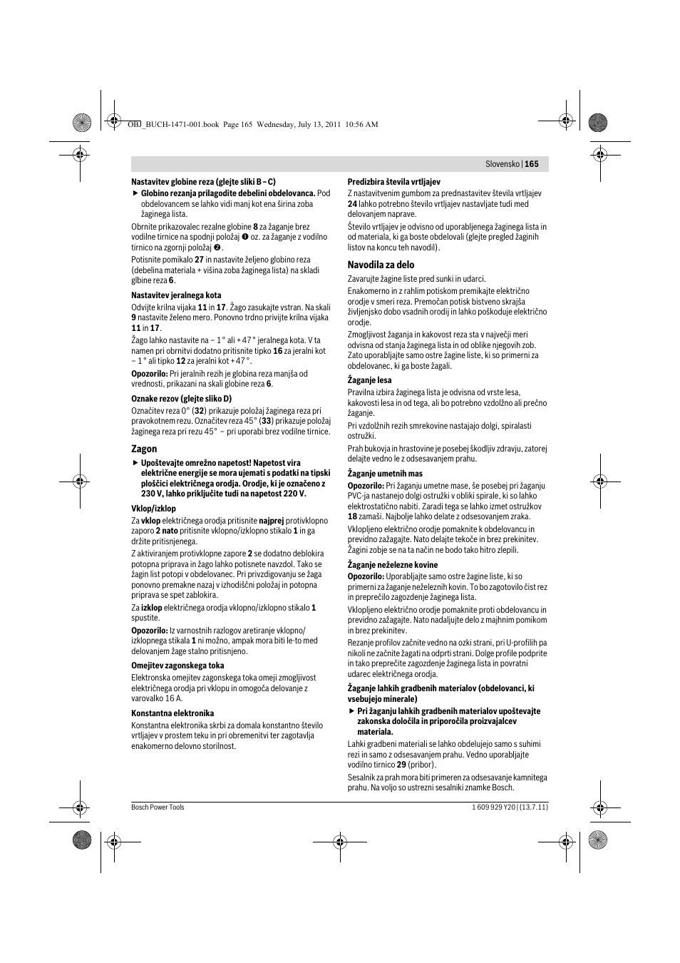 Bosch GKT 55 GCE Professional User Manual | Page 165 / 208