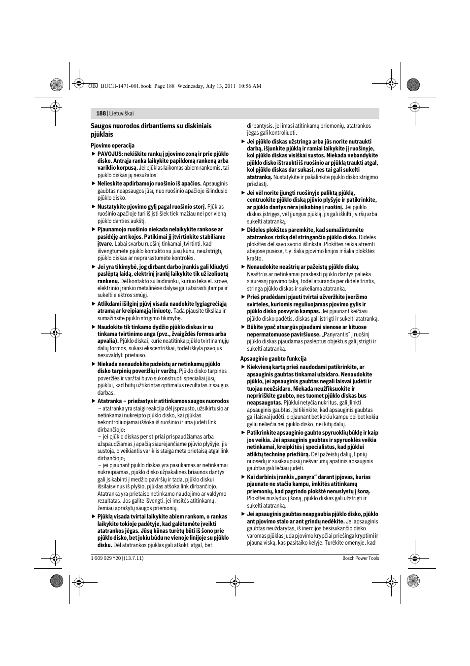 Bosch GKT 55 GCE Professional User Manual | Page 188 / 208