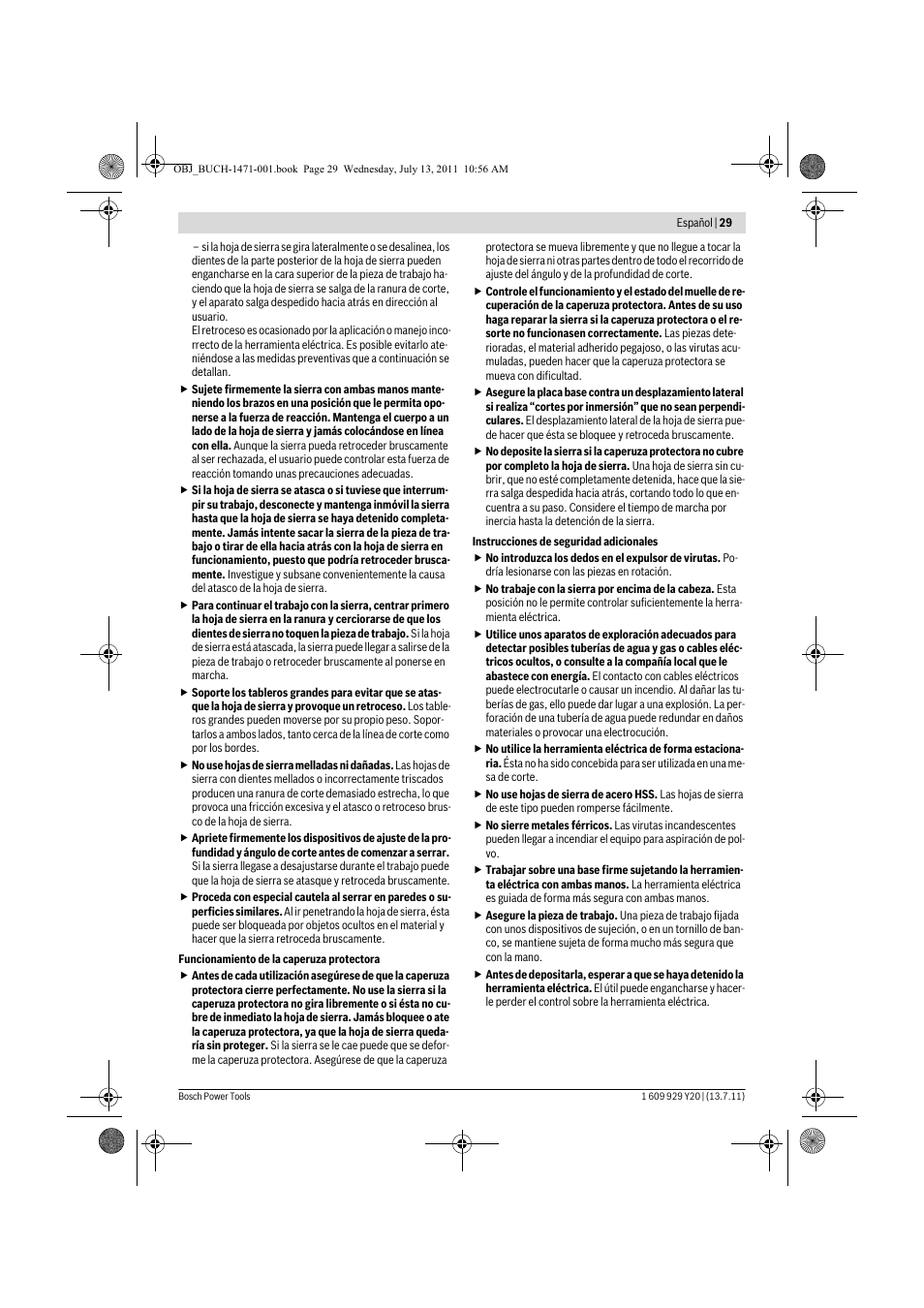 Bosch GKT 55 GCE Professional User Manual | Page 29 / 208