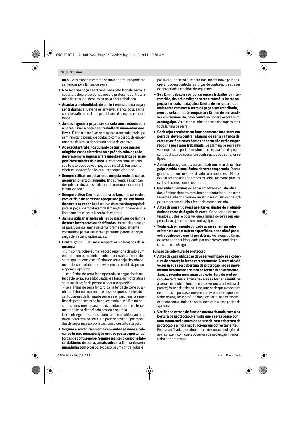 Bosch GKT 55 GCE Professional User Manual | Page 36 / 208