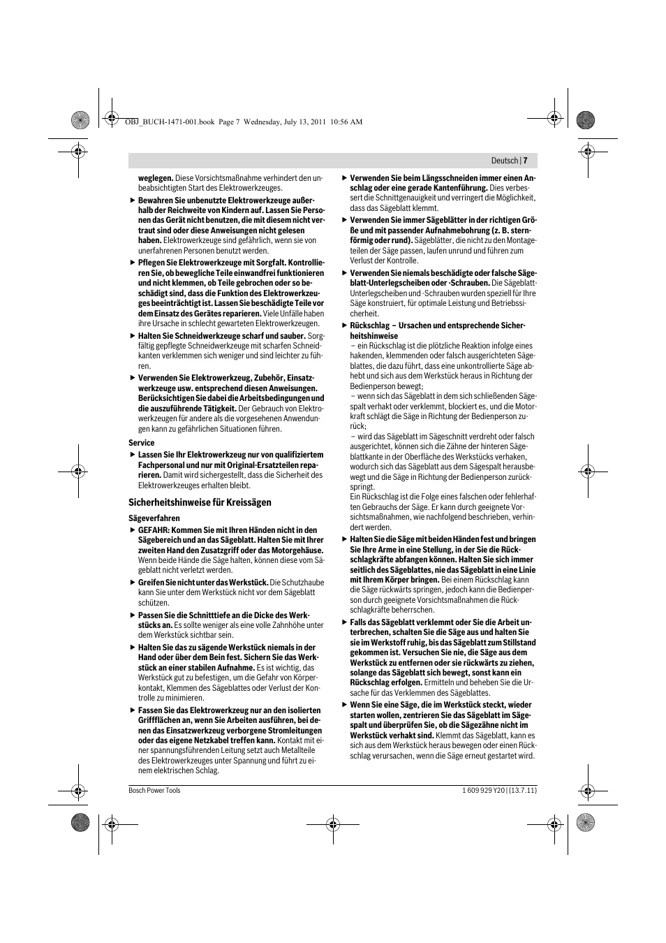 Bosch GKT 55 GCE Professional User Manual | Page 7 / 208