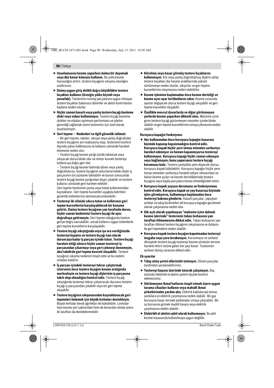 Bosch GKT 55 GCE Professional User Manual | Page 90 / 208