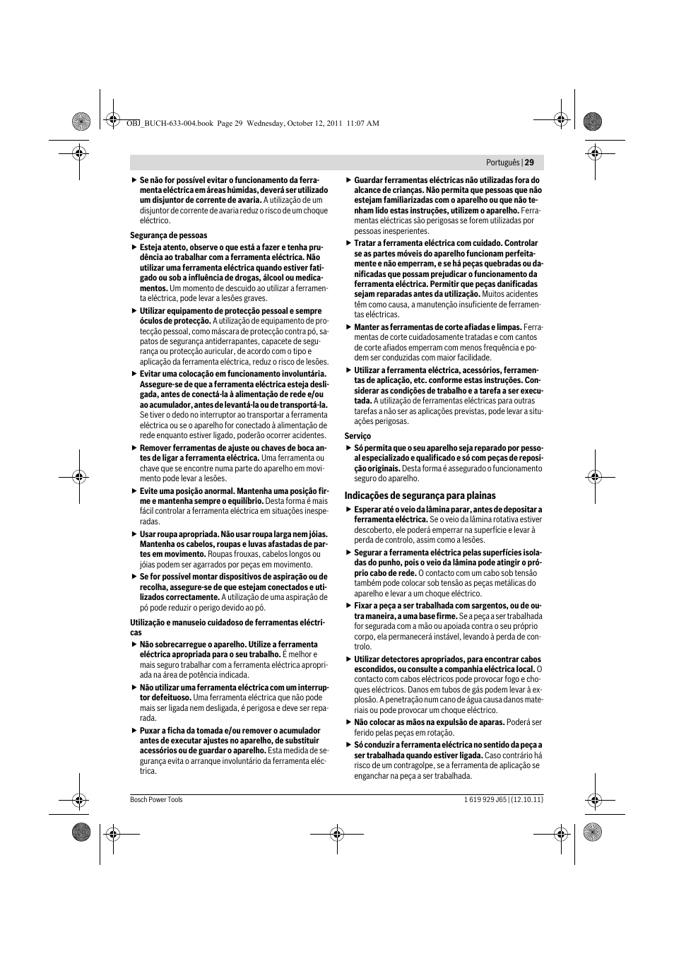 Bosch GHO 40-82 C Professional User Manual | Page 29 / 163