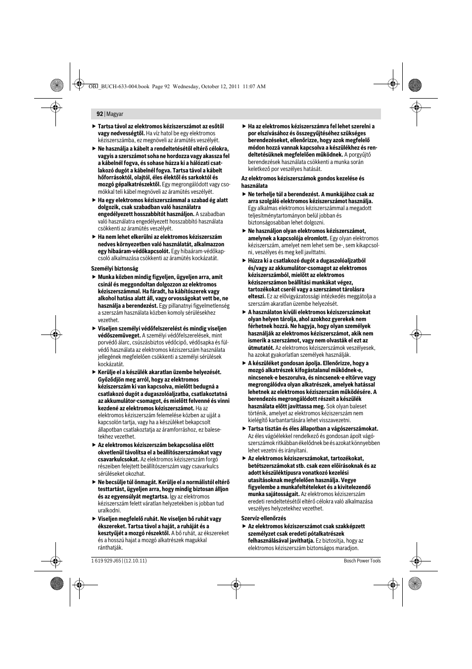 Bosch GHO 40-82 C Professional User Manual | Page 92 / 163